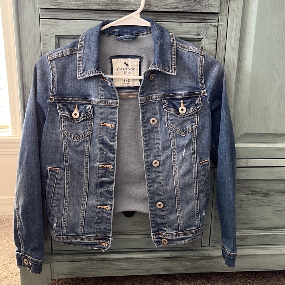 Girls Abercrombie Kids jean jacket